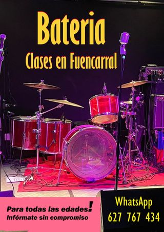 Clases de batería en Fuencarral Barrio