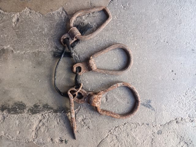 3 piezas antiguas arado