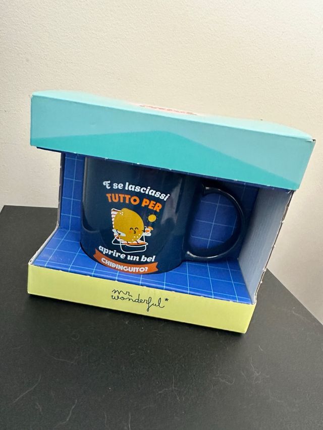 Caneca Mr. Wonderful azul