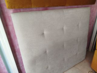 Cabecero cama beige - Tela