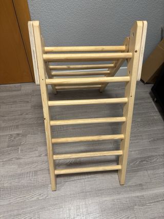 Triángulo escalada madera niños