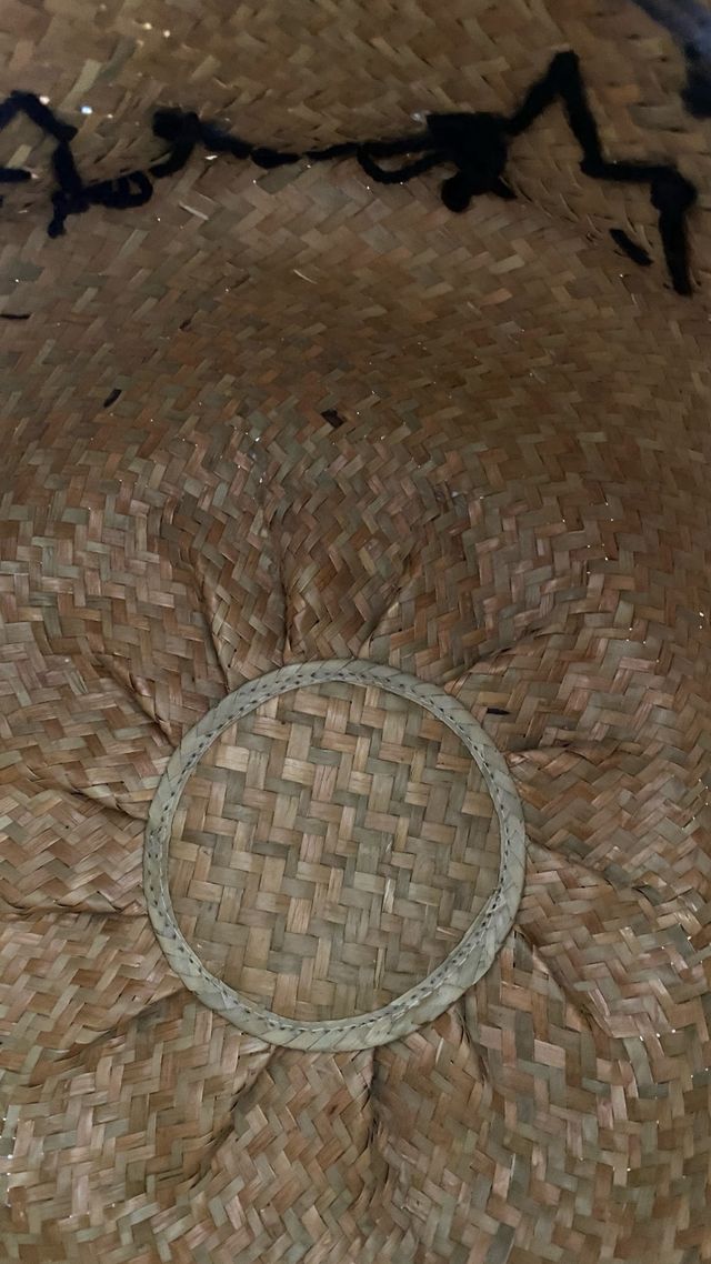 Cesta mimbre flores - Decorativa