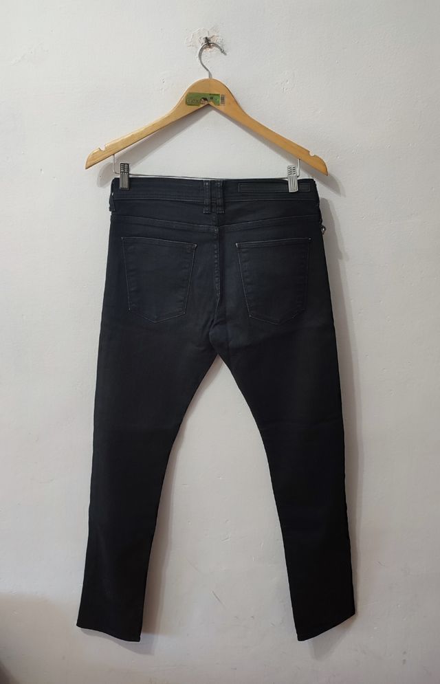 Vaquero negro Zara hombre Talla 38