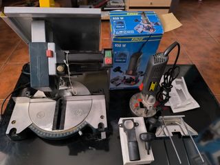 Fresadora Kinzo 650W y ingletadora funcional