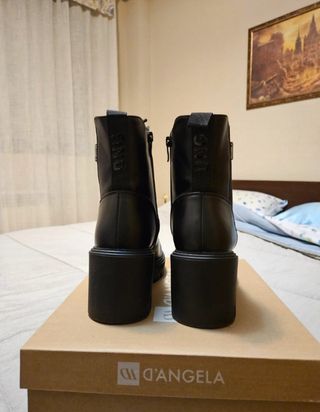 Botines D'ANGELA negros, talla 37