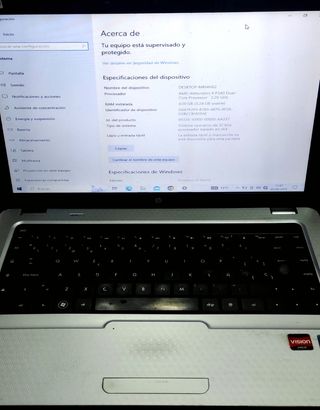 Portátil HP - Plata