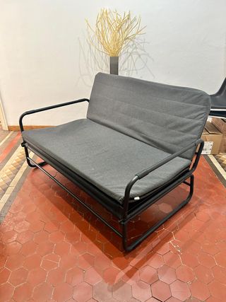 Sofá cama IKEA HAMMARN, gris oscuro