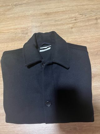 Chaqueta negra lana - bomber