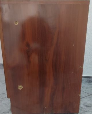 Mesita noche retro madera