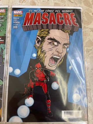 Cómic Masacre/Deadpool Marvel
