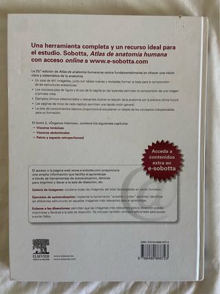 SOBOTTA. Atlas de anatomía humana, tomo 2: Órga...