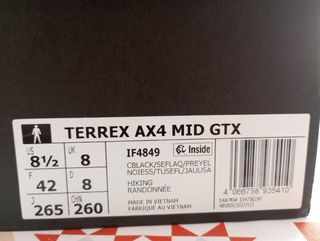 Adidas Terrex AX4 GTX - Talla 42