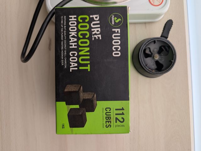 Quemador+Carbón Coco Fuoco