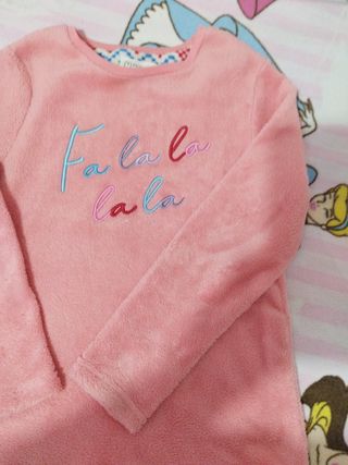 Pijama rosa niña talla 9-10