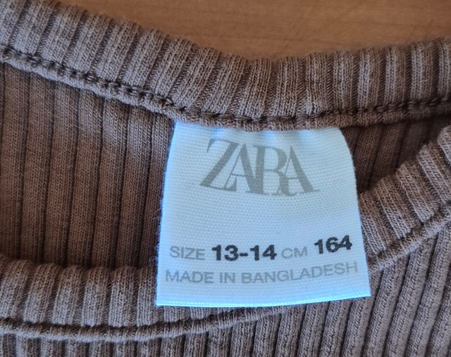 Top marrón Zara (13-14 años)