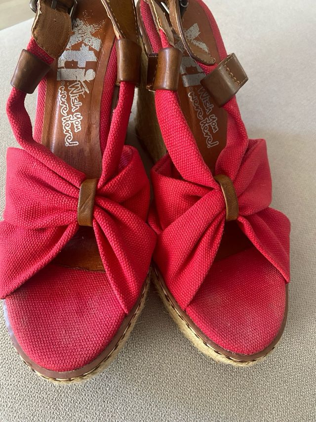 Sandalias Xti rojas-marrón, nº 39