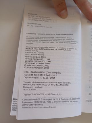Principios de medicina interna volumen i