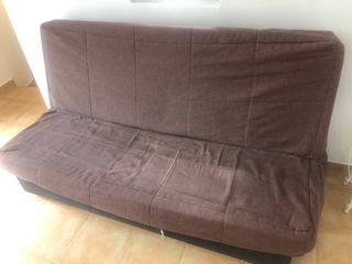 Sofá cama marrón