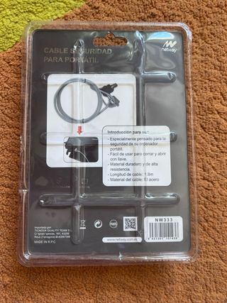 Cable Seguridad Netway 1.8m