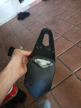 Portamatriculas Enduro homologado