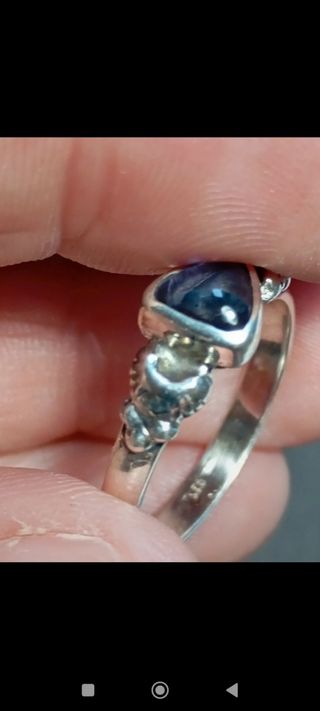Anillo plata ley - Amatista