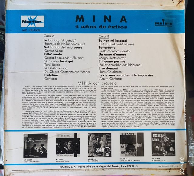 LP Mina: 4 Años de Éxitos