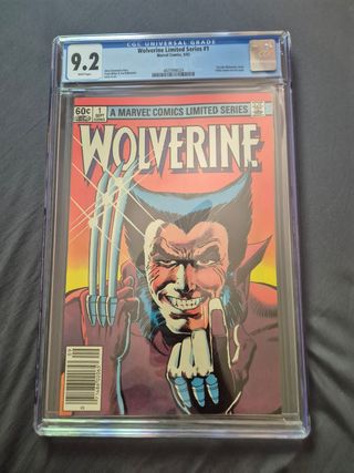 Wolverine 1 comic cgc 9.2  news stand