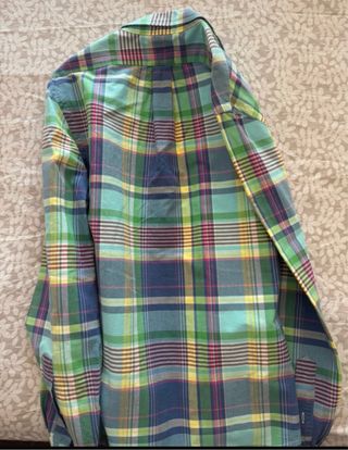 Camisa Ralph Lauren cuadros multicolor Talla S