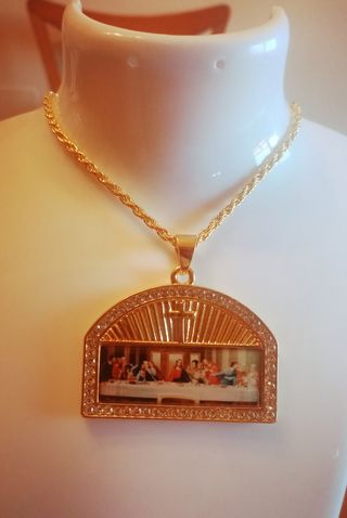 Collar La Última Cena - Dorado