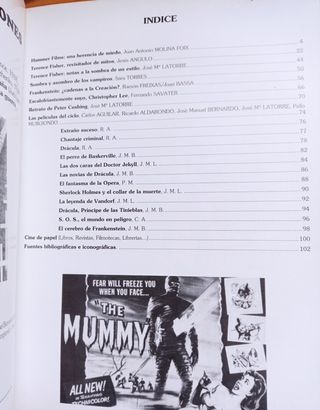 NOSFERATU REVISTA CINE 6 TERENCE FISHER & HAMMER