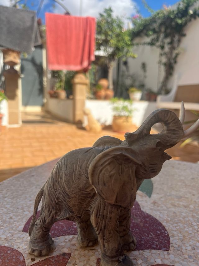 2 Elefantes miniatura antiguos