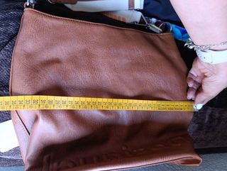 Bolso Desigual marrón-blanco