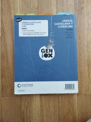 Lengua Castellana y Literatura 3º ESO. Libro de...