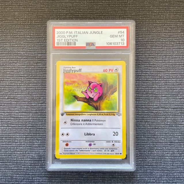 Jigglypuff 1°ed. Jungle ITA PSA10