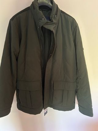 Chaqueta acolchada Hackett verde oliva