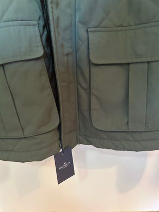 Chaqueta acolchada Hackett verde oliva