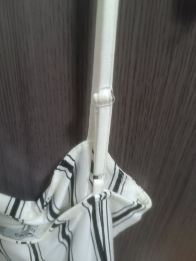 Peto rayas blanco-negro XS