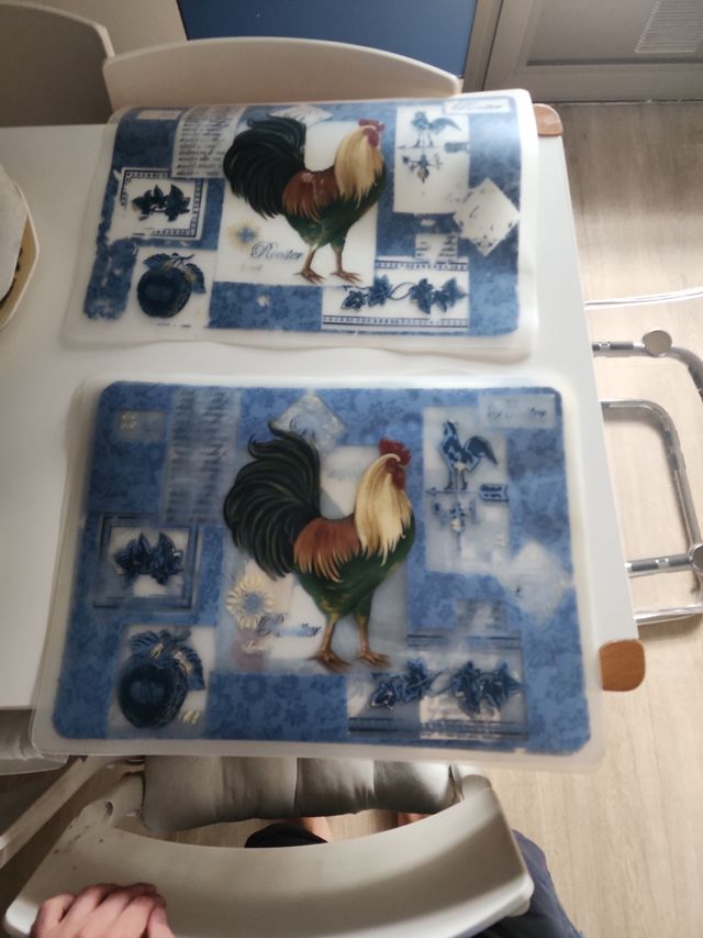 Mantel individual gallo - Plástico