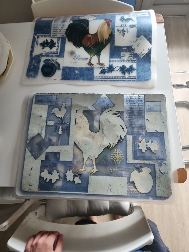 Mantel individual gallo - Plástico