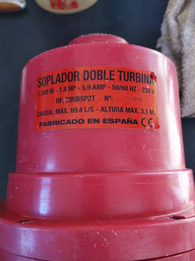 Soplador Doble Turbina - Jacuzzi