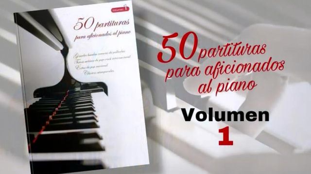 "50 Partituras Para Aficionados Al Piano" - VOL 1