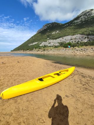 Kayak piragua amarillo dos plazas 