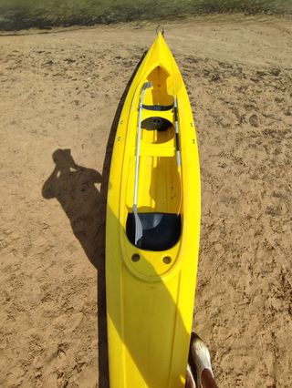 Kayak piragua amarillo dos plazas 