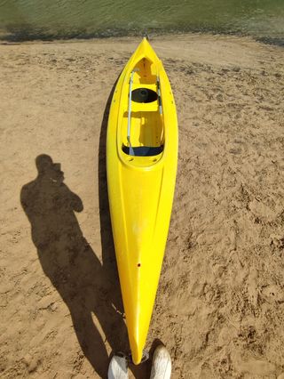 Kayak piragua amarillo dos plazas 