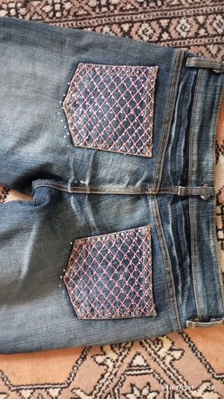 Jeans tiro bajo y2k