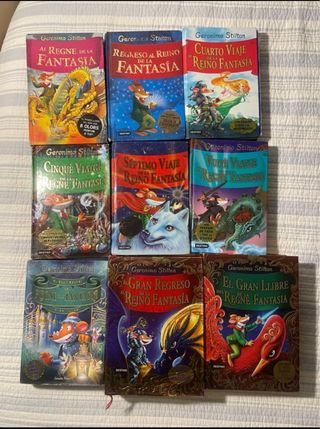 9 libros de Geronimo Stilton Reino de la Fantasia