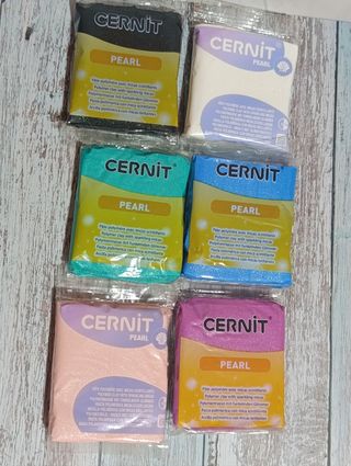 X6 cernit Pearl arcilla polimérica colores variado