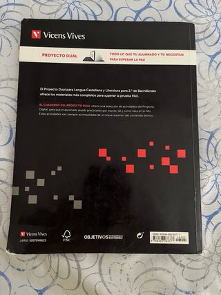 Dual 2 Bachillerato Lengua Castellana y literatura