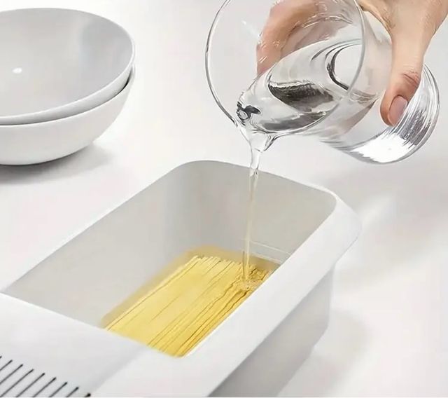 Cocedor pasta microondas - Blanco