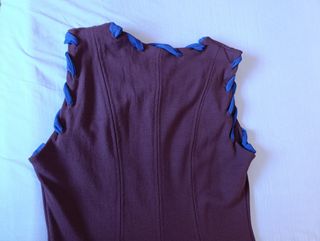 Vestido morado talla L